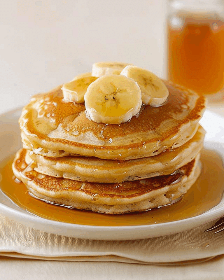 Brown Sugar Banana Pancakes