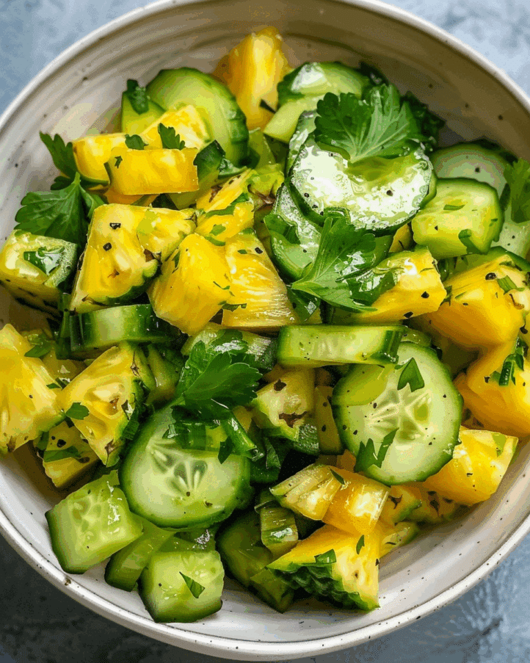 Pineapple Cucumber Salad