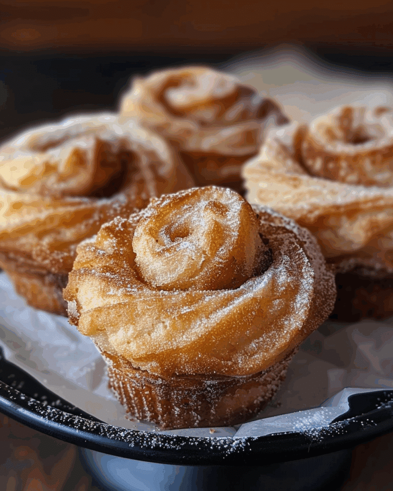 Churro Cruffins