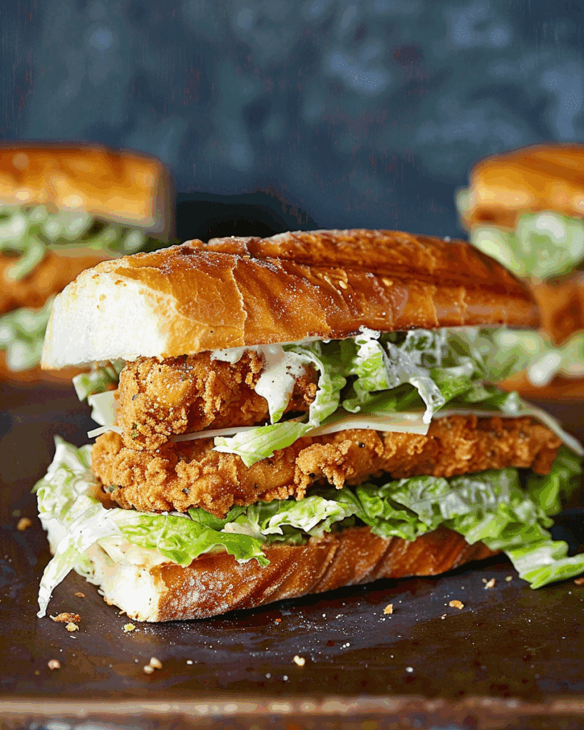 Crispy Chicken Caesar Sandwich