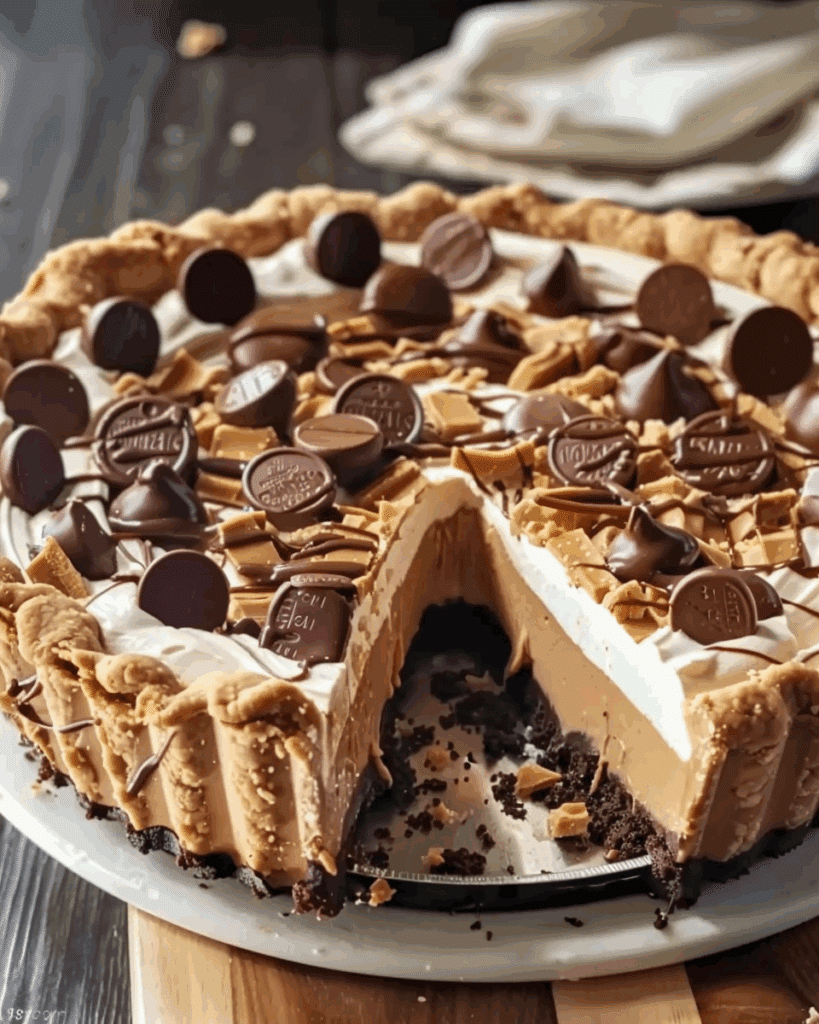 Giant Reese’s Peanut Butter Pie
