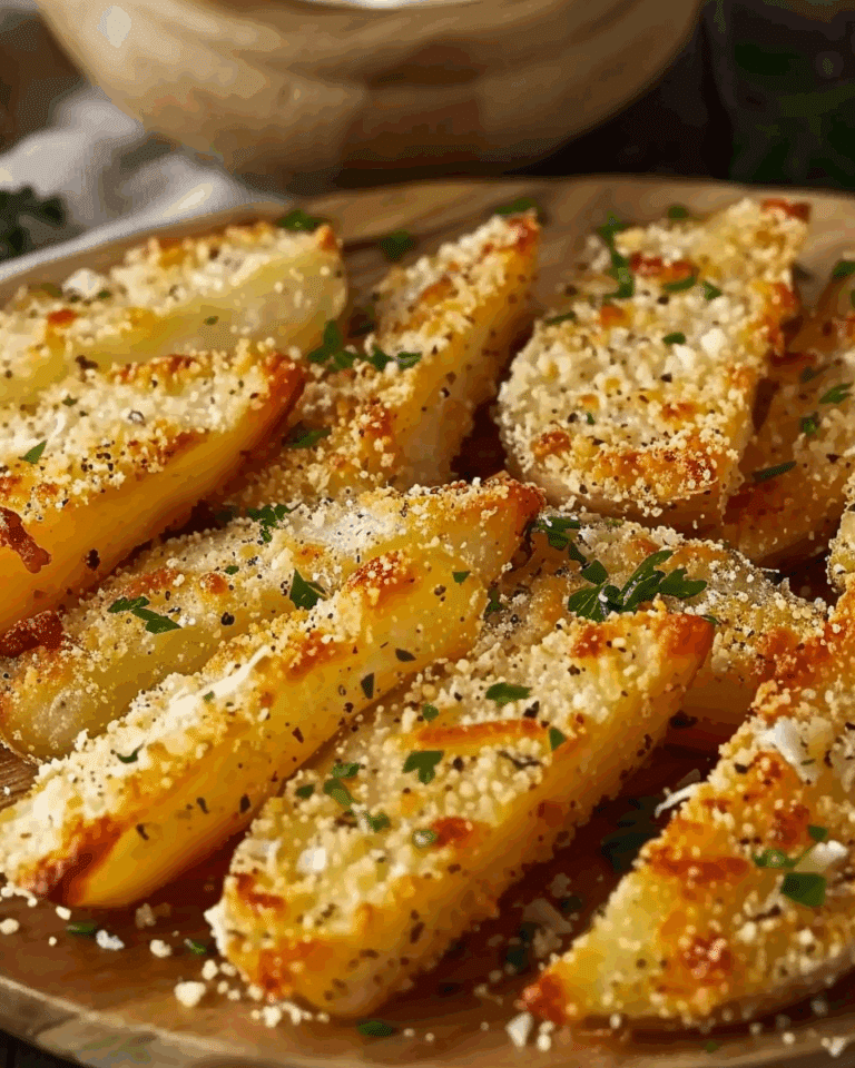 Baked Garlic Parmesan Potato Wedges