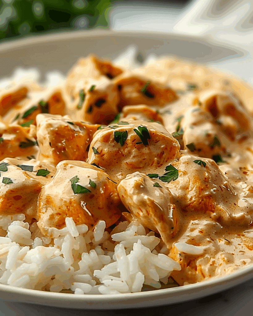 Creamy Smothered Chicken and Rice Recipe