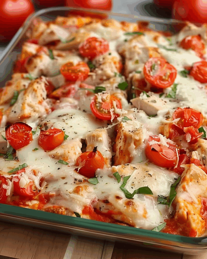 Bruschetta Chicken Bake