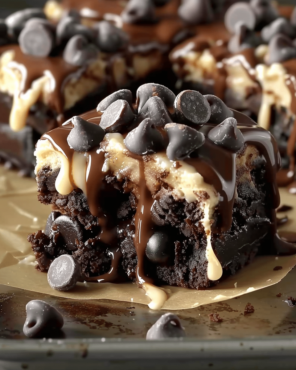 Chocolate Chip Cookie Dough Brownie