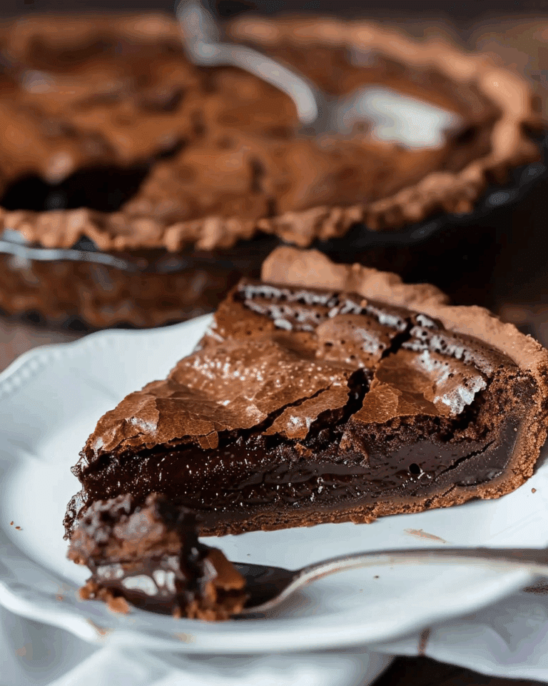 Gooey Brownie Pie