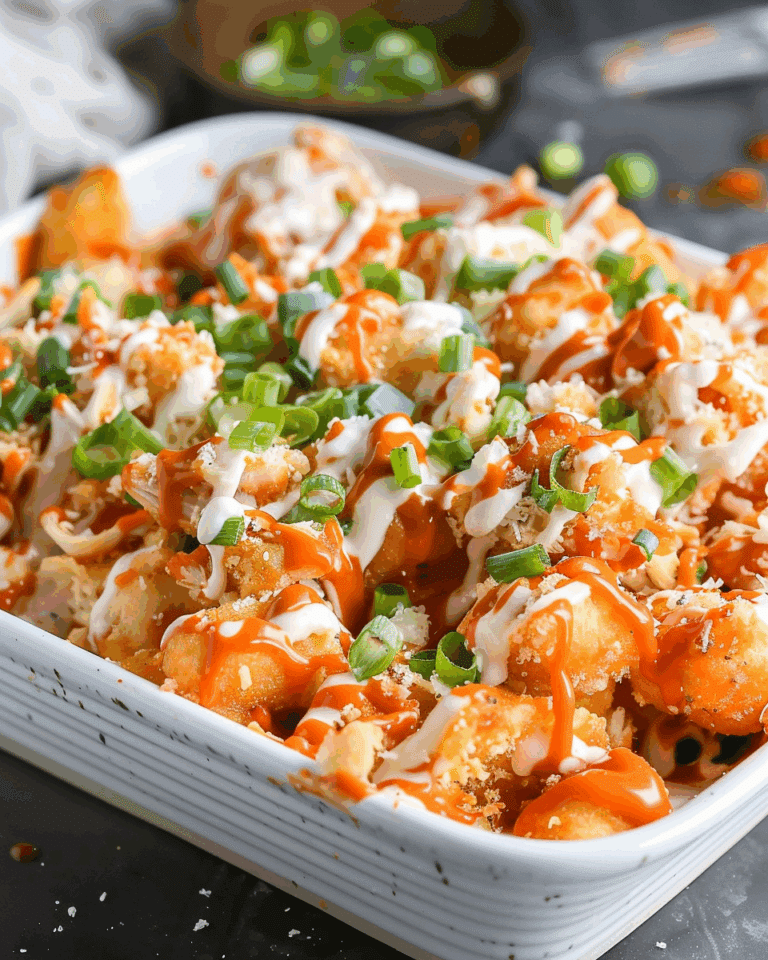 Buffalo Chicken Totchos