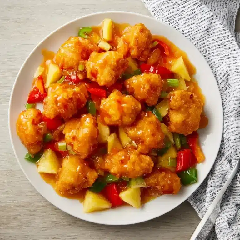 Sweet and Sour Chicken Recipe