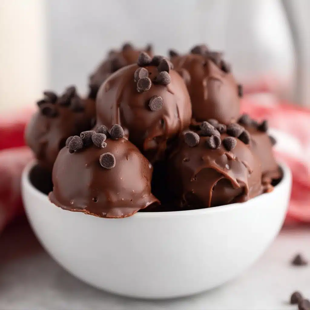 No-Bake Brownie Bites Recipe - Recipe Image