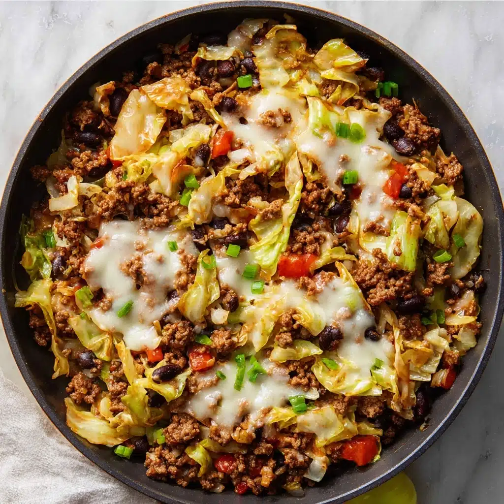 Low Carb Cabbage Taco Skillet (Keto-Friendly) 4 Graham Cracker S’mores Cookies Recipe - Recipe Image