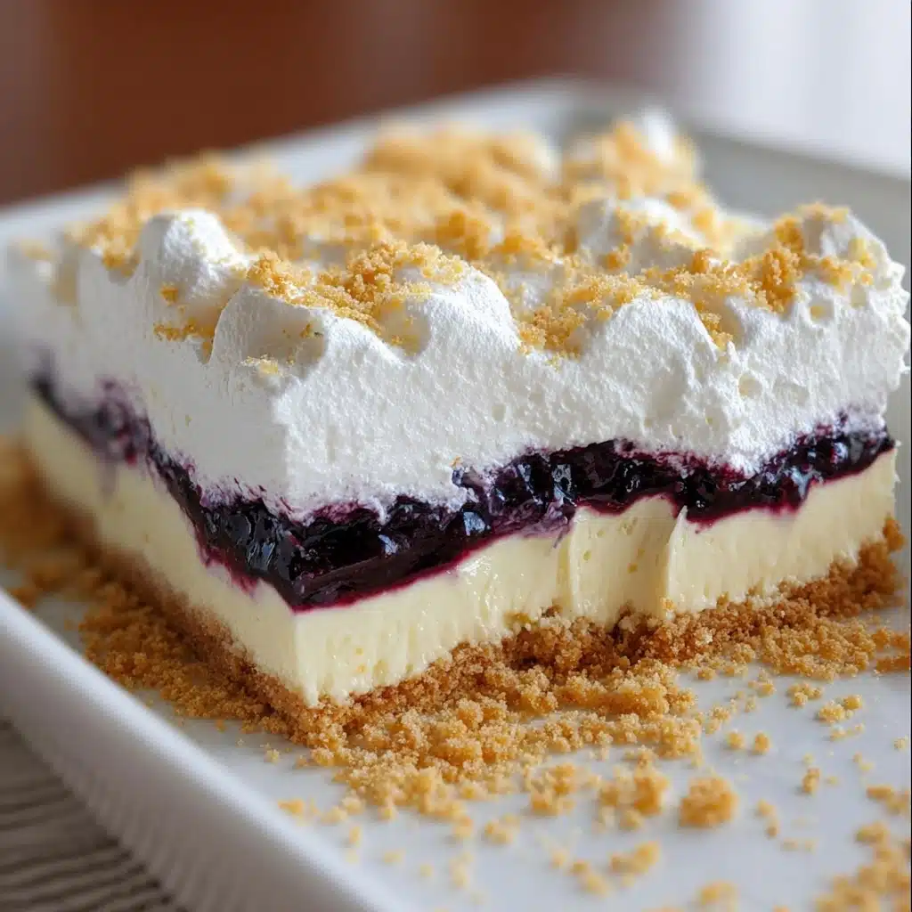 No Bake Lemon Blueberry Dessert Recipe