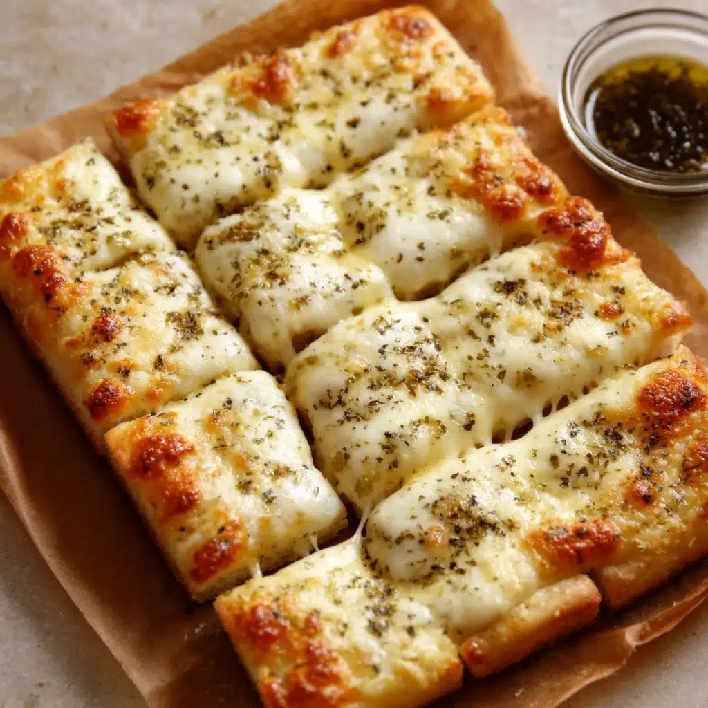 Homemade Cheesy Breadsticks Recipe