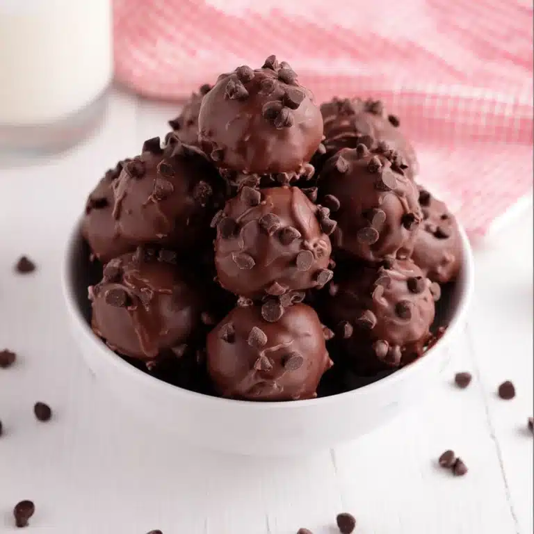 No-Bake Brownie Bites Recipe