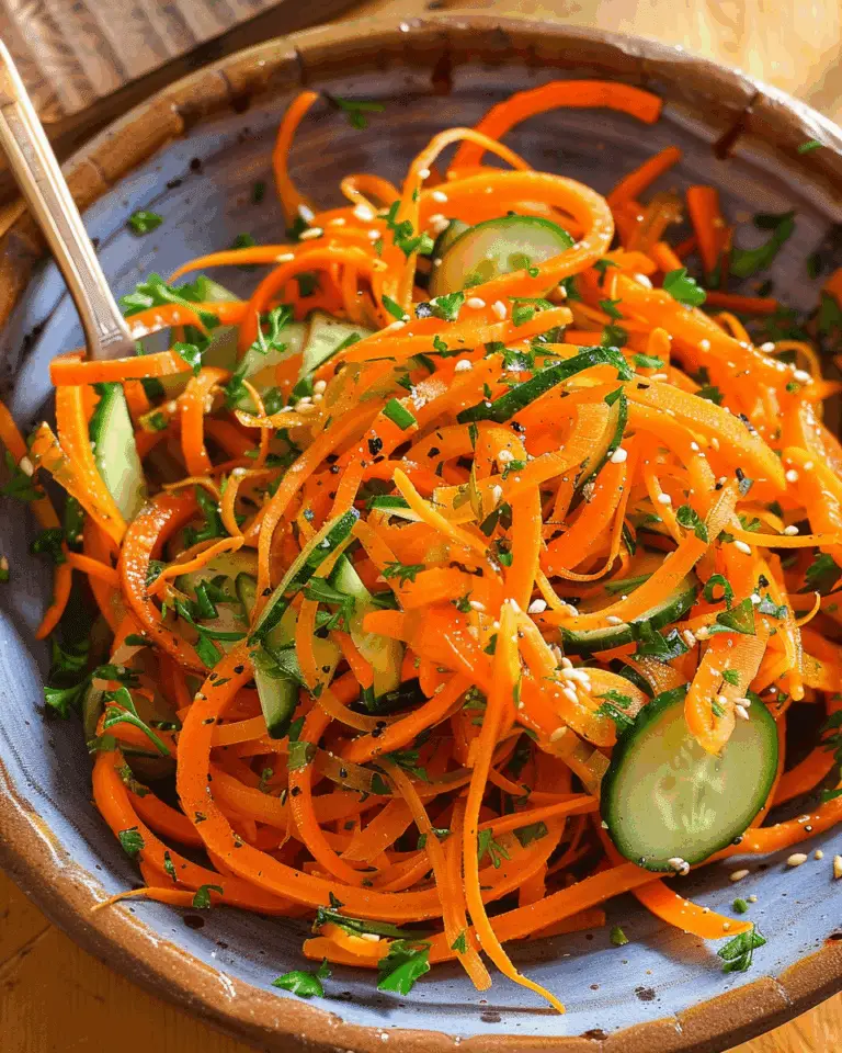 Cucumber Carrot Salad