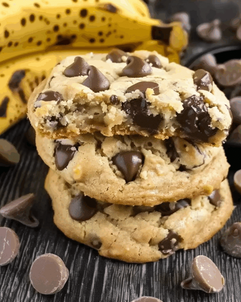 Banana Bread Chocolate Chip Cookies