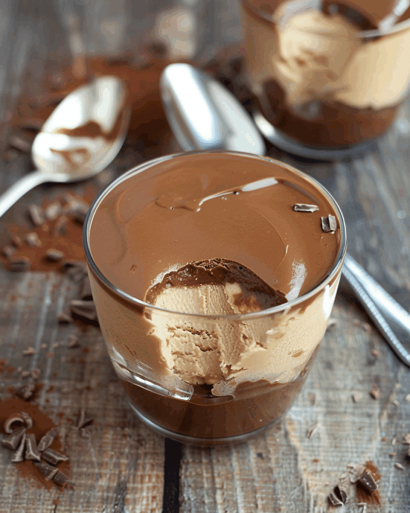 Vegan Peanut Butter Mousse (with a Chocolate Ganache!)
