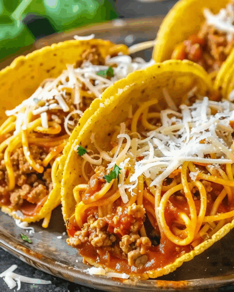 Spaghetti Tacos