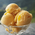 Easy Peach Sorbet