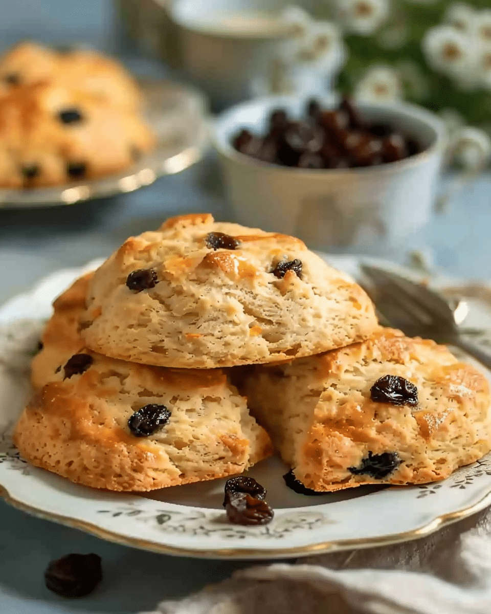 Orange Raisin Scones