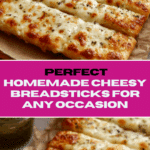 Homemade Cheesy Breadsticks Recipe