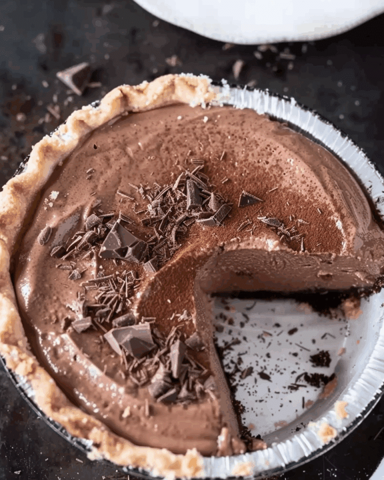 No Bake Chocolate Pudding Pie