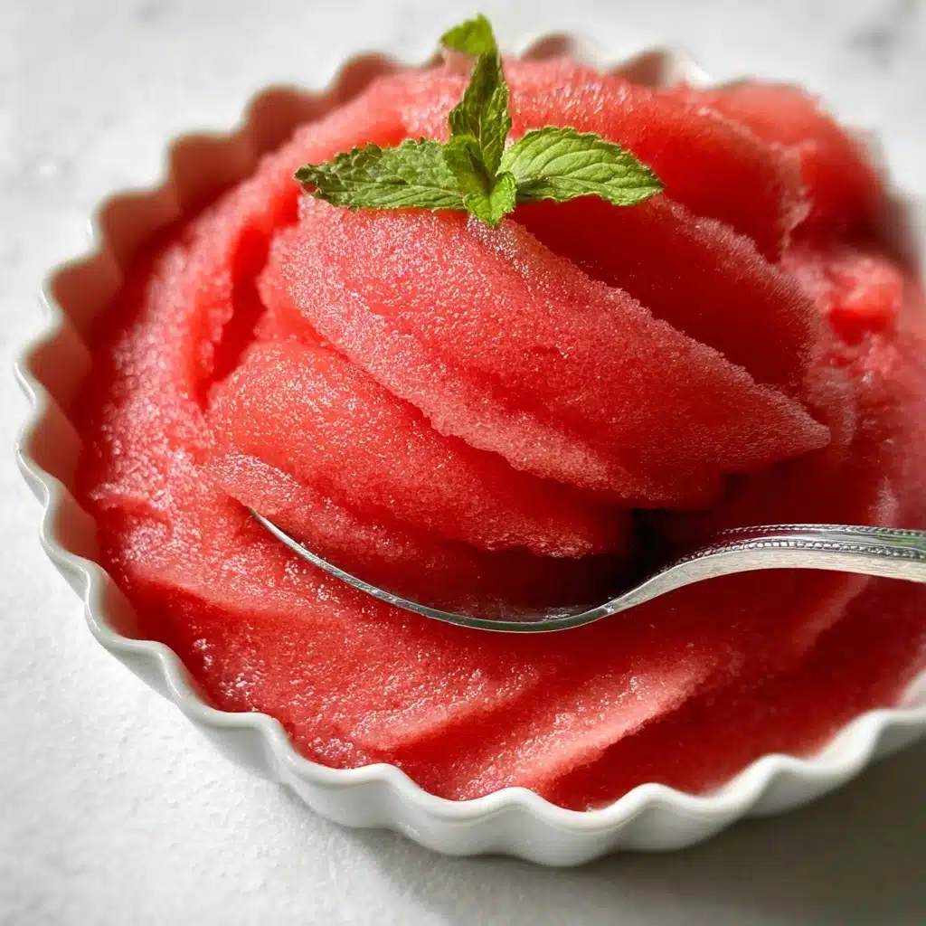 5-Minute Watermelon Sorbet 5 Watermelon Salad Recipe - Recipe Image