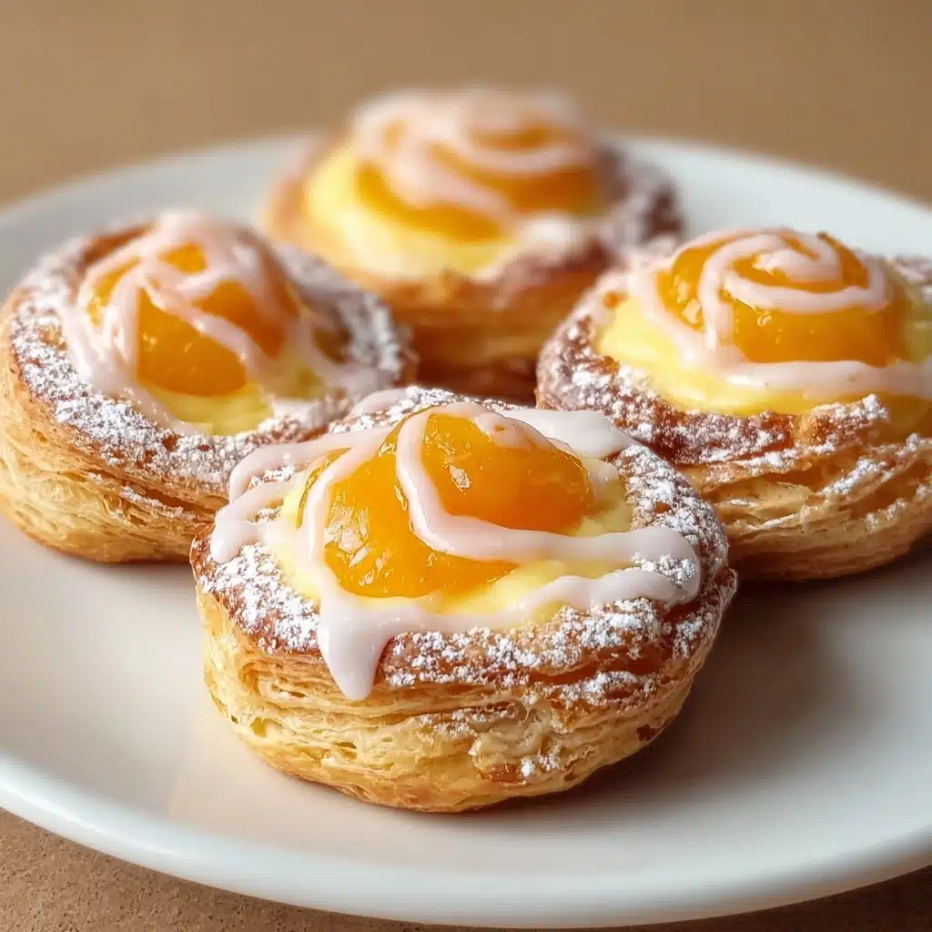 Peach Pie Cruffins 5 Blueberry Cream Cheese Puff Pastry Recipe - Recipe Image