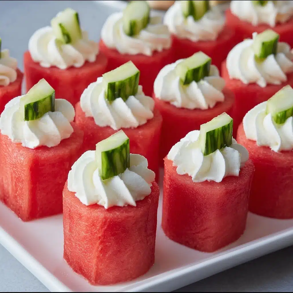 Watermelon and Goat Cheese Appetizer Recipe
