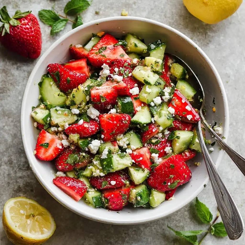 20-Minute Strawberry Cucumber Salad Recipe 3 20-Minute Strawberry Cucumber Salad Recipe - Recipe Image