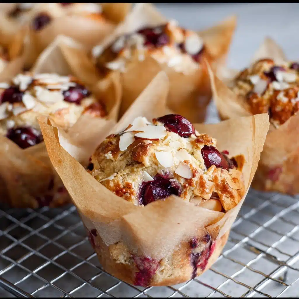Almond Cherry Muffins Recipe 5 Almond Cherry Muffins Recipe - Recipe Image