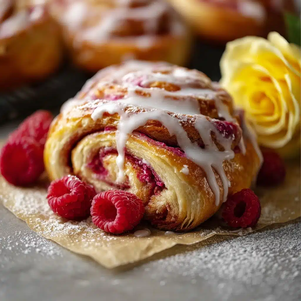 Raspberry Cinnamon Rolls Recipe 4 Raspberry Cinnamon Rolls Recipe - Recipe Image