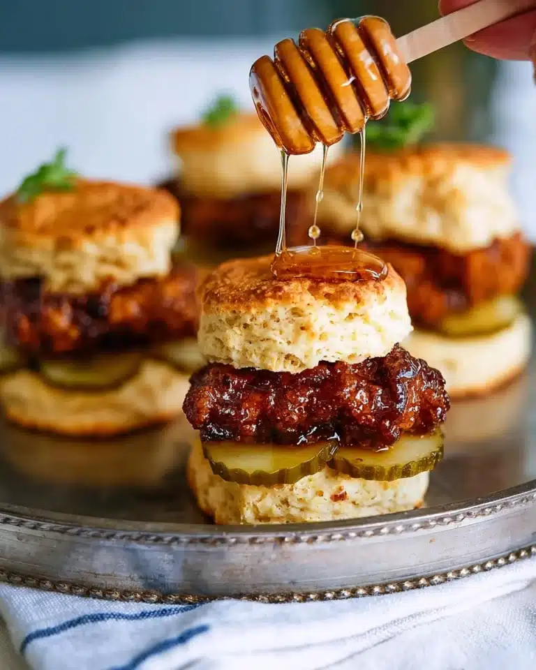 Hot Honey Chicken Biscuits Recipe