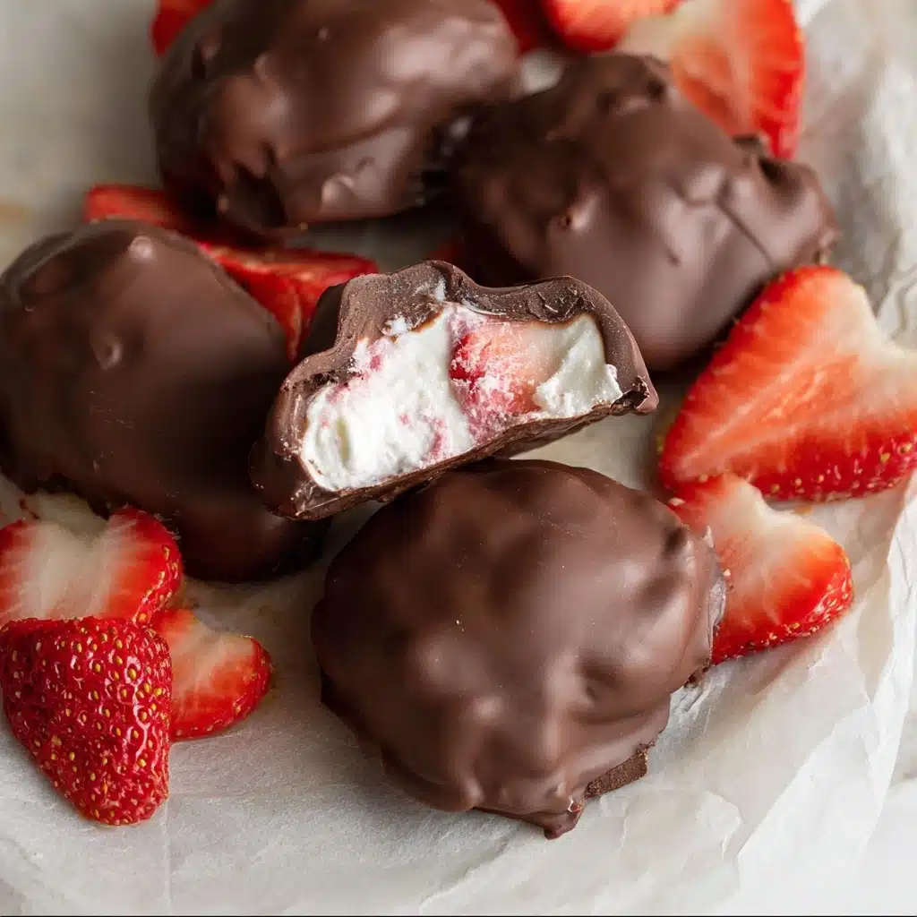 Healthy Chocolate Strawberry Yogurt Clusters Recipe - Recipe Image