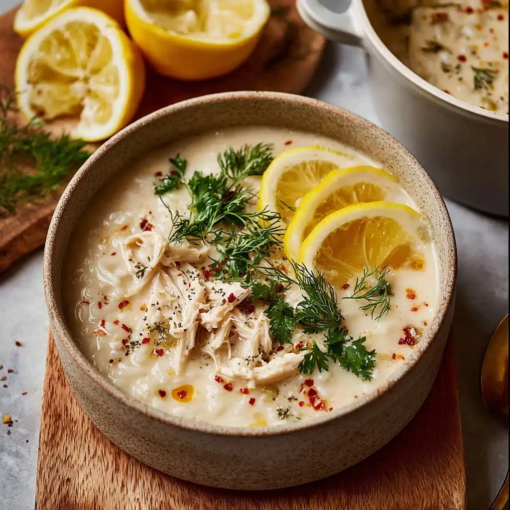 Cozy Lemon Chicken & Rice Soup Recipe