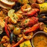 Cajun Seafood Boil with Garlic Butter Sauce Recipe