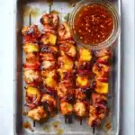 BBQ Pineapple Chicken Kabobs Recipe