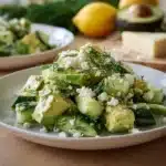 Cucumber Avocado Feta Salad Recipe