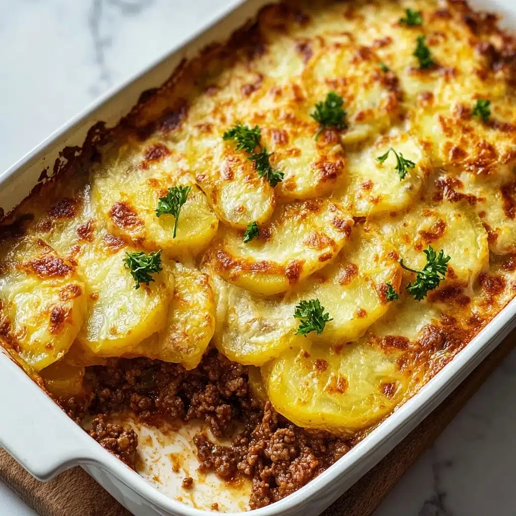 Ground Beef Potato Bake Recipe 4 Ground Beef Potato Bake Recipe - Recipe Image