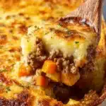 Transfer the meat-and-sauce mixture into a greased 9×13-inch baking dish Recipe