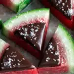 Sea Salt Dark Chocolate Watermelon Slices Recipe