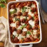 Baked Spaghetti and Meatballs Recipe