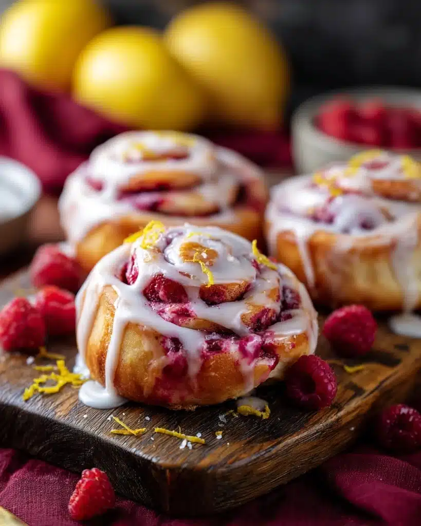 Raspberry Cinnamon Rolls Recipe