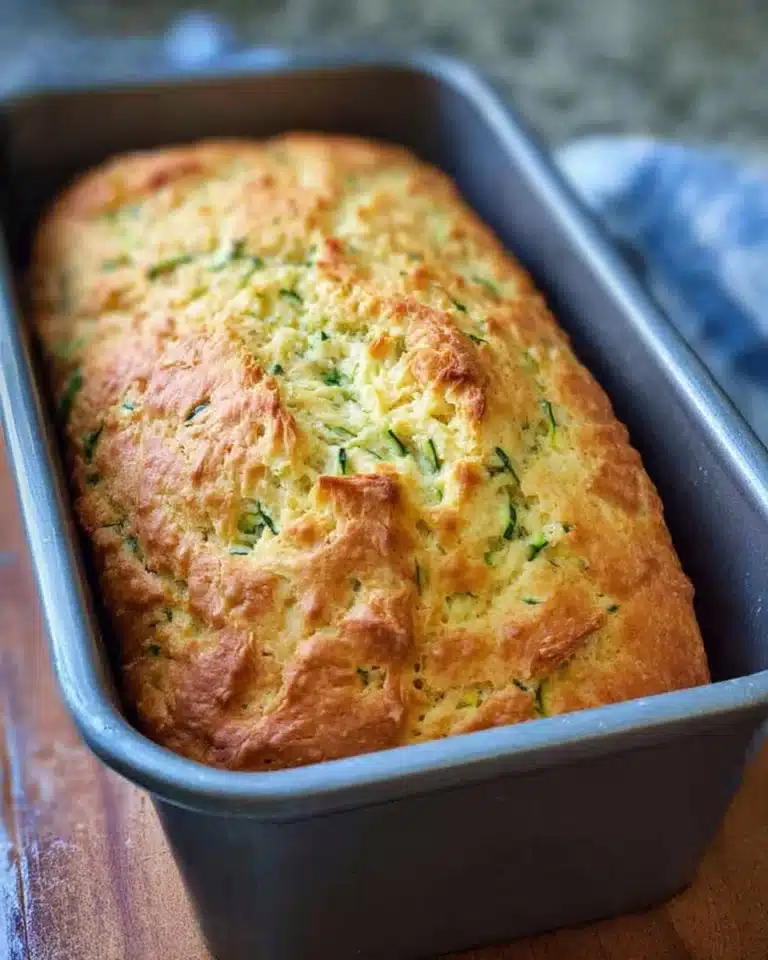 Savory Zucchini Cheddar Quick Bread Recipe