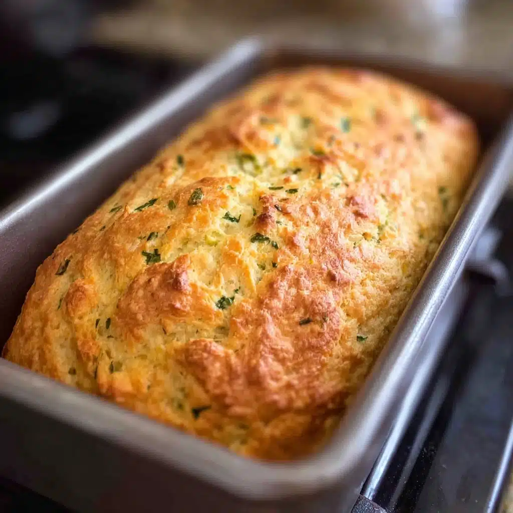 Savory Zucchini Cheddar Quick Bread Recipe - Recipe Image