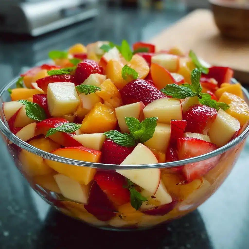 Summer Peach Fruit Salad Recipe - Recipe Image