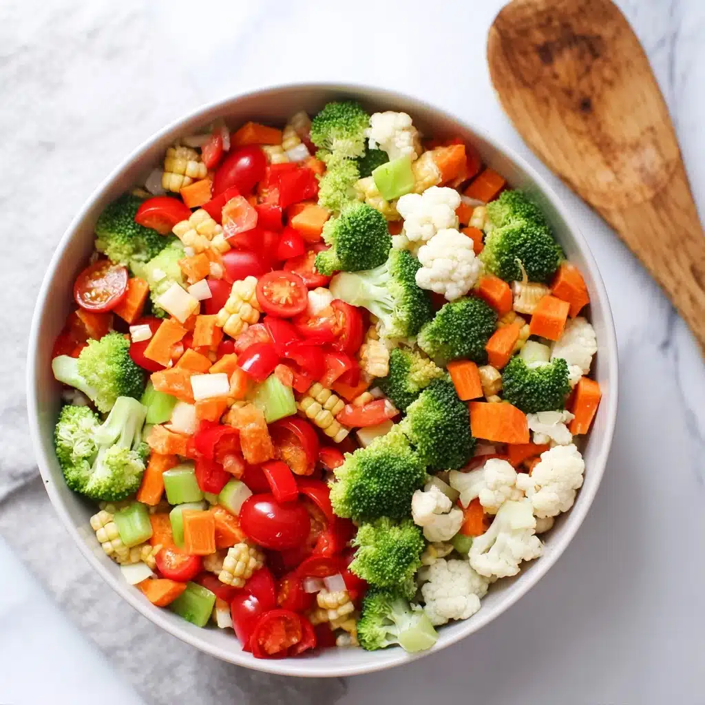 The Best Marinated Vegetable Salad Recipe - Recipe Image