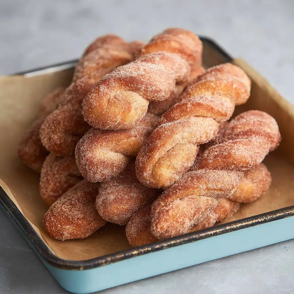 Cinnamon Sugar Twist Doughnuts Recipe 5 Cinnamon Sugar Twist Doughnuts Recipe - Recipe Image