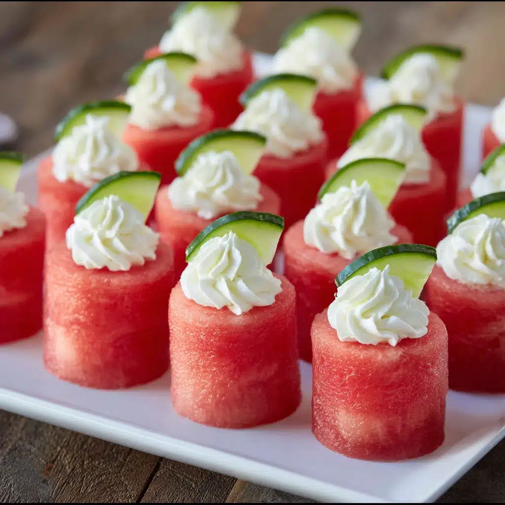 Watermelon and Goat Cheese Appetizer Recipe - Recipe Image