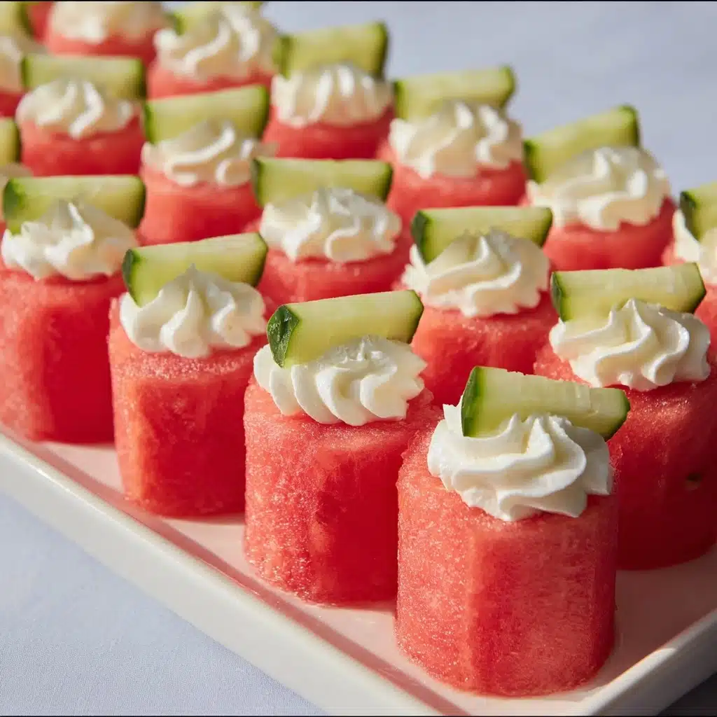 Watermelon and Goat Cheese Appetizer Recipe - Recipe Image