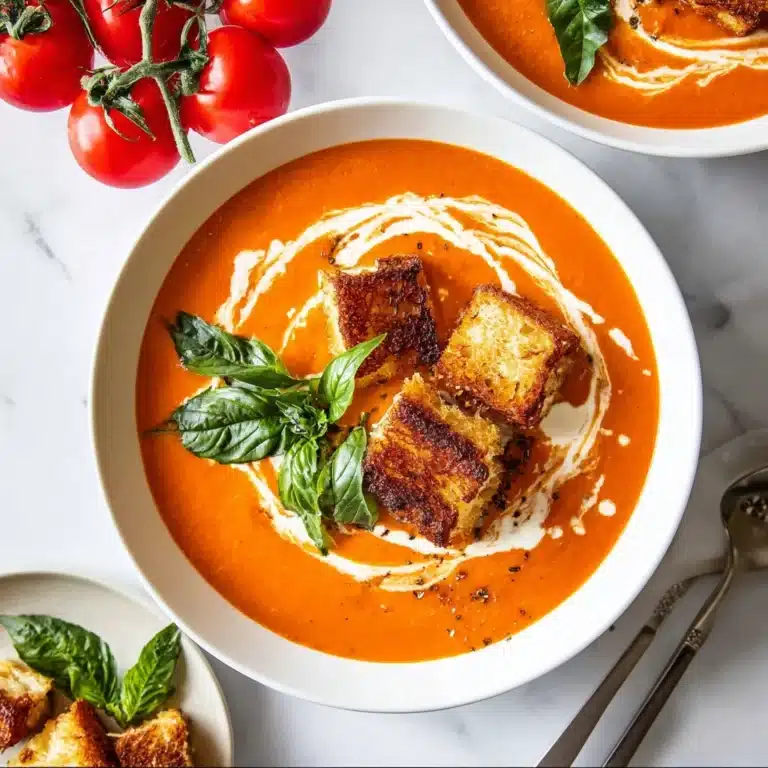 Easy Roasted Tomato Soup Recipe